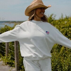 Parke S/M Flag Shrunken Mockneck Sweatshirt